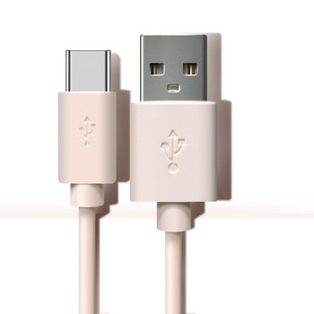 2023 Ροζ καλώδιο USB σε τύπου C για Samsung Huawei 2a Γρήγορη φόρτιση USB Καλώδιο δεδομένων φορτιστή τύπου c για Xiaomi Redmi USB C καλώδιο
