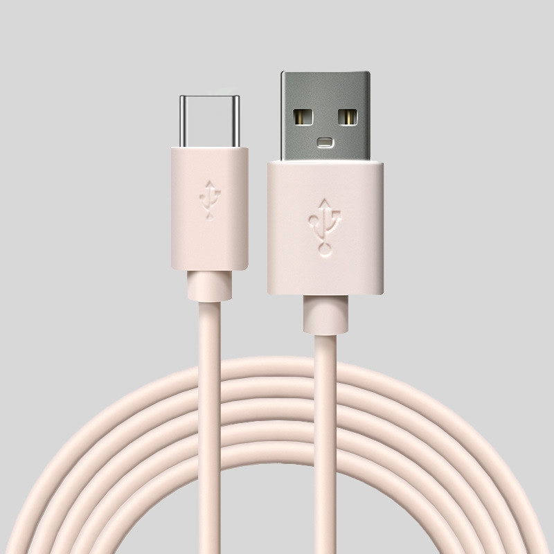 2023 Ροζ καλώδιο USB σε τύπου C για Samsung Huawei 2a Γρήγορη φόρτιση USB Καλώδιο δεδομένων φορτιστή τύπου c για Xiaomi Redmi USB C καλώδιο
