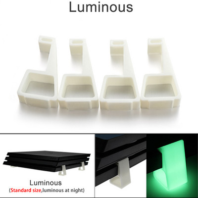 4 vnt. žaidimų konsolės laikiklis Horizontalus laikiklis paaukštinamas atramos laikiklio priedai Aušinimo kojelės, skirtos Sony PlayStation4 PS4 Slim Pro