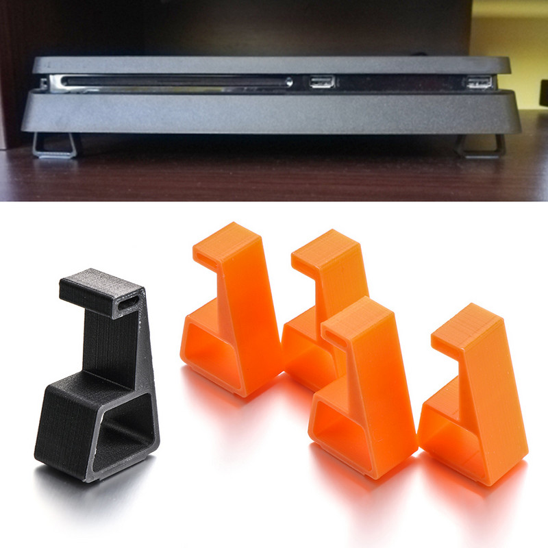 4 vnt. žaidimų konsolės laikiklis Horizontalus laikiklis paaukštinamas atramos laikiklio priedai Aušinimo kojelės, skirtos Sony PlayStation4 PS4 Slim Pro