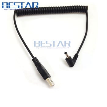 USB 2.0 A Τύπος αρσενικό σε ορθή γωνία JACK DC 4.0 x 1.7mm 4.7 x 1.7mm 5.5 x 2.1mm 5.5x 3.0mm 3.5 x 1.35mm 5V Καλώδιο τροφοδοσίας 1m