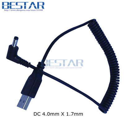 USB 2.0 A tip mascul la JACK în unghi drept DC 4,0 x 1,7 mm 4,7 x 1,7 mm 5,5 x 2,1 mm 5,5 x 3,0 mm 3,5 x 1,35 mm Cablu de alimentare 5 V 1 m