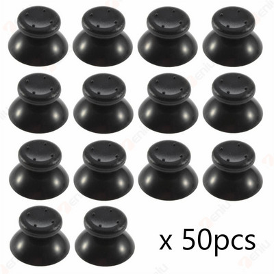 50 buc pentru controler Microsoft Xbox 360 Negru/Gri Sticks Analog Stick-uri Thumbsticks Capac Joystick Cap Ciupercă Grip Cap