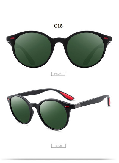 Klasikiniai poliarizuoti akiniai nuo saulės Vyrai Moterų Prekės ženklo Dizainas Vairavimo kvadratinis rėmelis Akiniai nuo saulės Vyriški akiniai UV400 Gafas De Sol