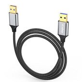 Cablu USB CLAVOOP Cablu USB 3.0 6FT Cablu împletit Mascul la Mascul pentru Transfer de Date pentru Monitor PC Laptop Hard Drive Hub USB 3.0