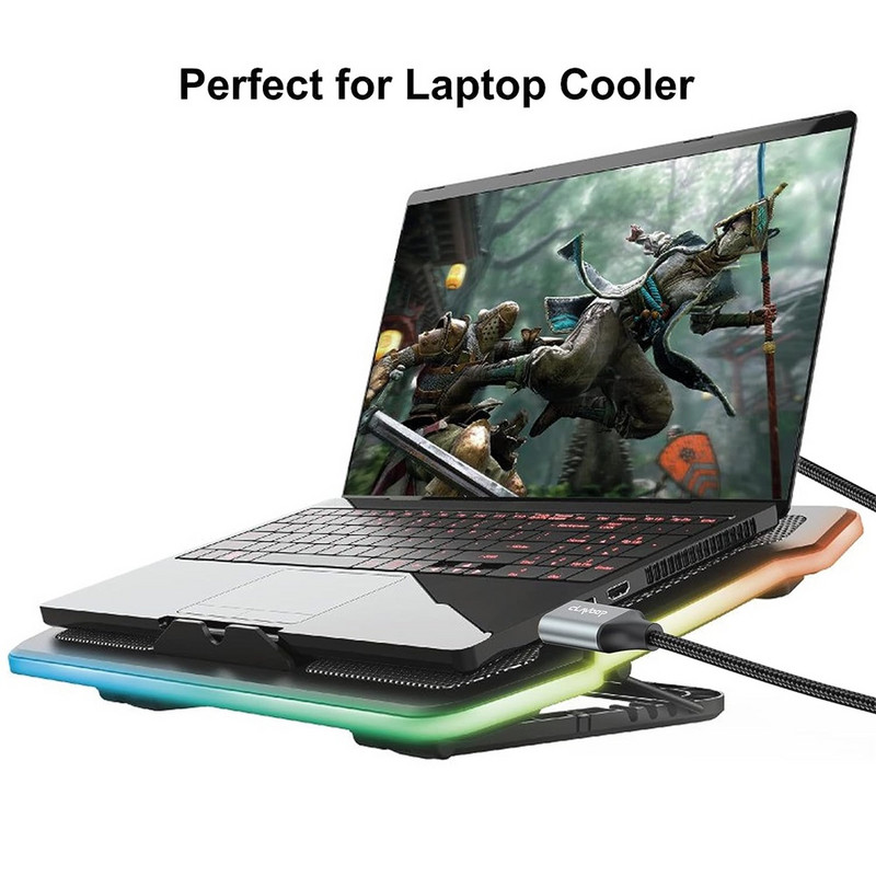 Cablu USB CLAVOOP Cablu USB 3.0 6FT Cablu împletit Mascul la Mascul pentru Transfer de Date pentru Monitor PC Laptop Hard Drive Hub USB 3.0