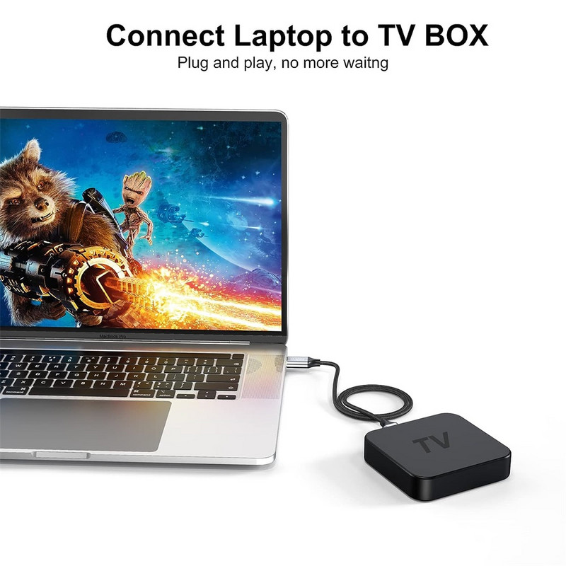 Cablu USB CLAVOOP Cablu USB 3.0 6FT Cablu împletit Mascul la Mascul pentru Transfer de Date pentru Monitor PC Laptop Hard Drive Hub USB 3.0