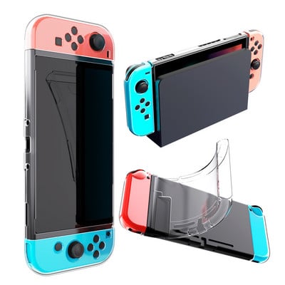 Carcasa de protectie transparenta din TPU moale Husa de protectie Cadru Protector transparent pentru Accesorii pentru consola de jocuri Nintendo Switch