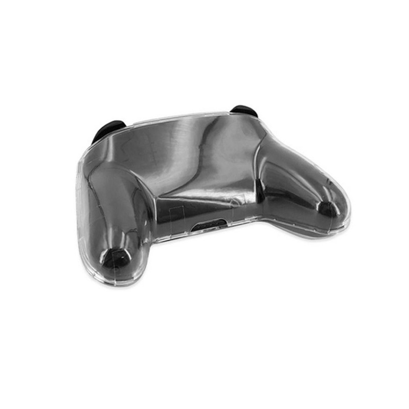 1 vnt. skaidraus skaidraus krištolinio dėklo valdiklio apsauginio dangtelio rankenos korpusas, suderinamas su NS Switch Pro valdikliu