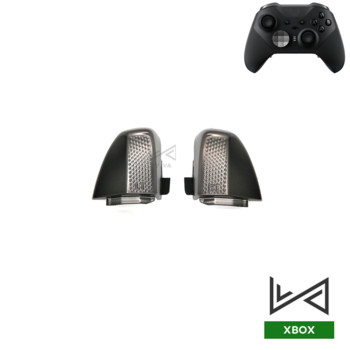 Замяна за контролер Xbox One Elite Series 2 Оригинални LB RB брони Сребърни бутони за включване/изключване Средна лента LT RT Тригери