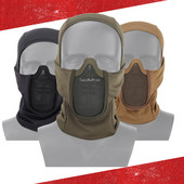 Taktikaline Balaclava peakattemask Airsoft Paintball Full Face Mask Hingav välijahi sõjamängu CS kaitsemask