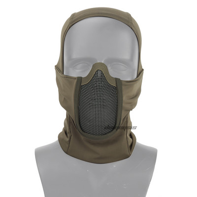Taktikaline Balaclava peakattemask Airsoft Paintball Full Face Mask Hingav välijahi sõjamängu CS kaitsemask