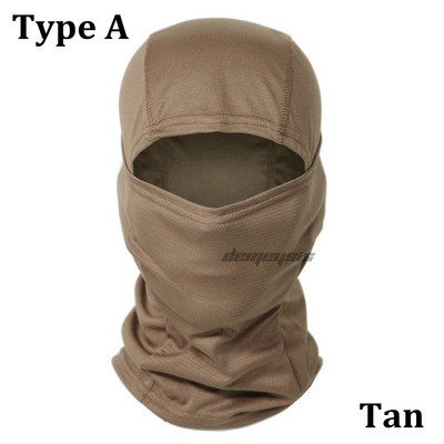 Taktikaline Balaclava peakattemask Airsoft Paintball Full Face Mask Hingav välijahi sõjamängu CS kaitsemask