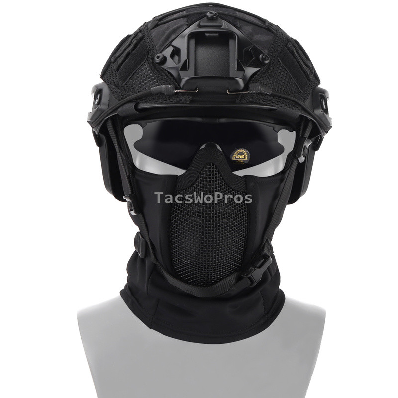 Taktikaline Balaclava peakattemask Airsoft Paintball Full Face Mask Hingav välijahi sõjamängu CS kaitsemask