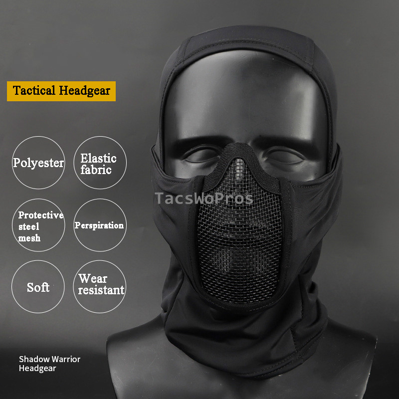 Taktikaline Balaclava peakattemask Airsoft Paintball Full Face Mask Hingav välijahi sõjamängu CS kaitsemask