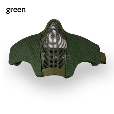 Airsoft Face Mask Breathable Steel Mesh Protective Shooting Mask Paintball CS Wargame Tactical Half Face Mask