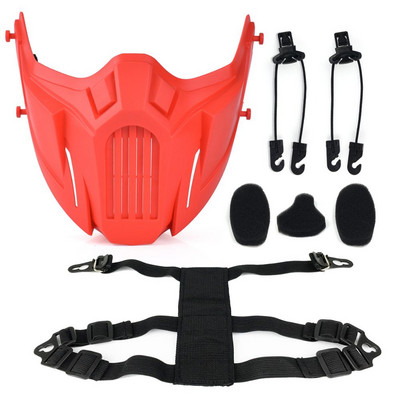 Taktička Airsoft Paintball maska Lov na otvorenom Pola lica Željezni ratnik Zaštitna maska Vojne igre CS Pucanje Maska za kacigu