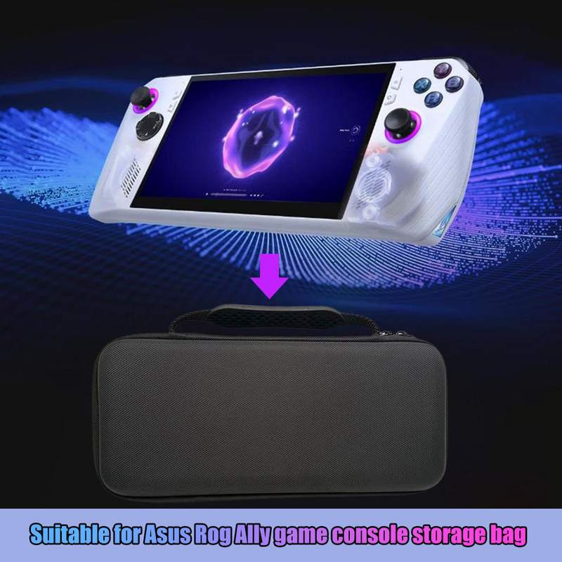 Kaasaskantav kandekott Asus ROG Ally põrutuskindel kaitsev reisikohver hoiukoti konsooli kaitseümbrise tarvikud