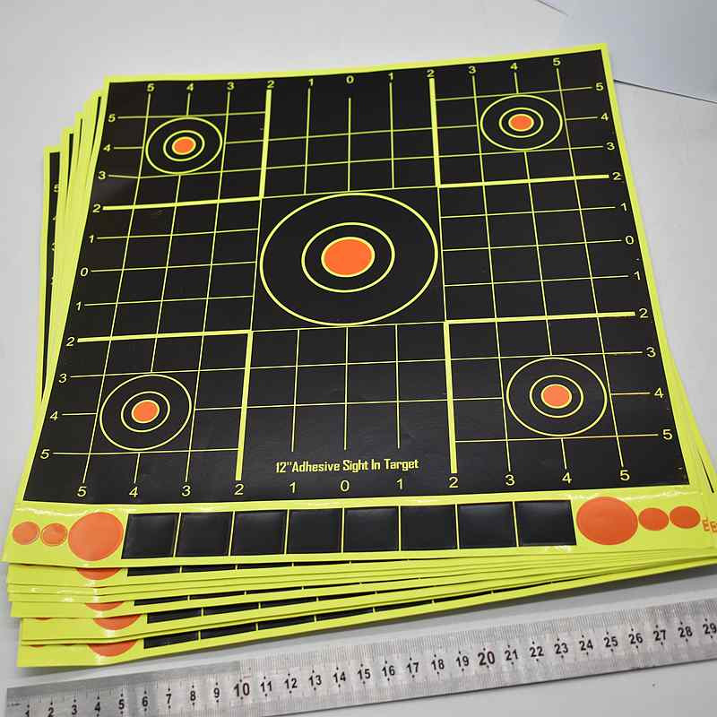 Αυτοκόλλητο χαρτί 12 ιντσών 30 εκατοστών Splash Target 10 τεμ.