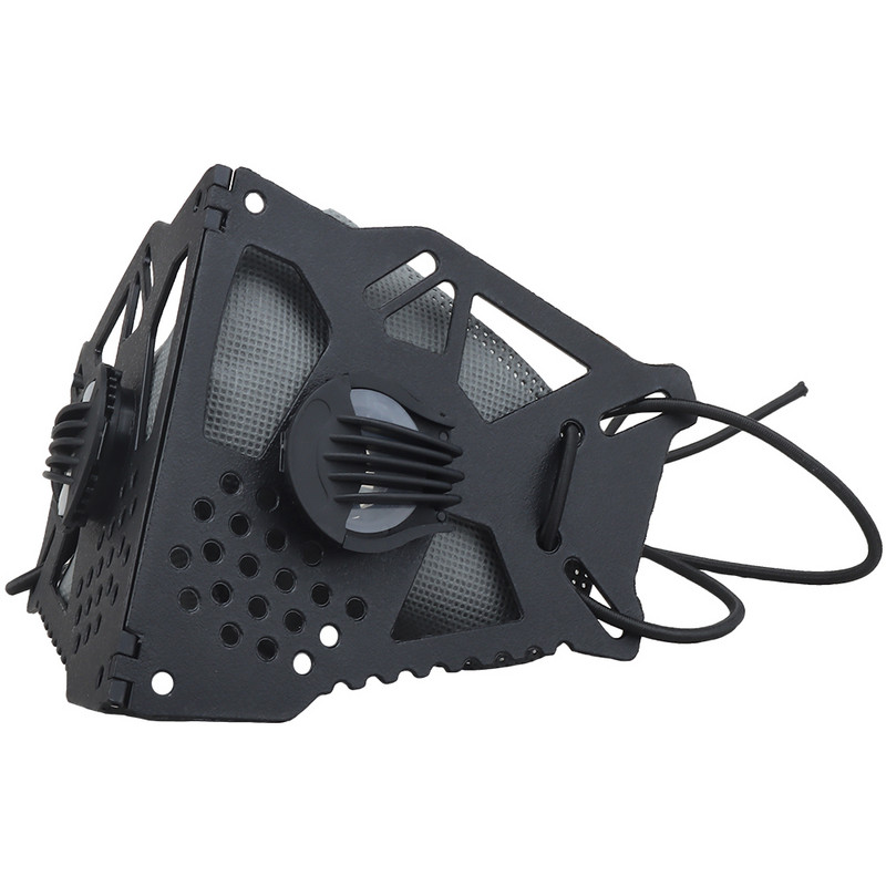 Tactical Cyberpunk näomask Vahetatav poolmaski filter, reguleeritav rihm Halloween Cosplay liblikas mask Airsoft paintball