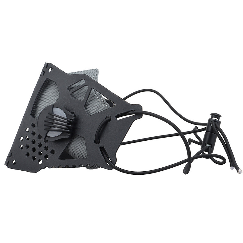 Tactical Cyberpunk näomask Vahetatav poolmaski filter, reguleeritav rihm Halloween Cosplay liblikas mask Airsoft paintball