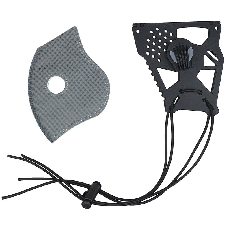 Tactical Cyberpunk näomask Vahetatav poolmaski filter, reguleeritav rihm Halloween Cosplay liblikas mask Airsoft paintball