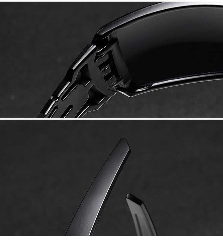 Quirke Fashion Päikeseprillid Meeste Vintage Square Ühes tükis objektiiviga päikeseprillid Sport Reisimiseks Sõitmine 36968 Prillid