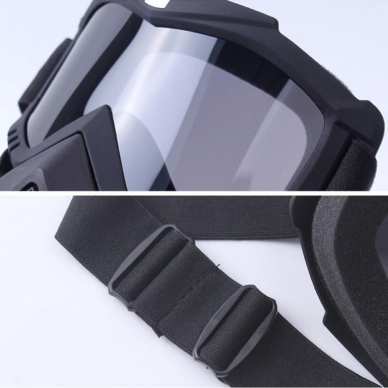 Taktikalised kaitseprillid Eemaldatav kogu näo kaitsemask õues jalgrattasõiduks tuulega murdmaasuusatamiseks Airsoft paintballi kaitseprillid