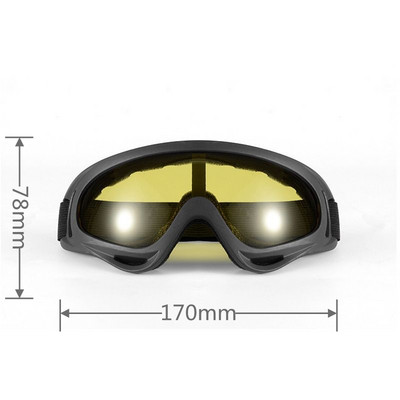 Motociklo akiniai, nuimama kaukė atviro veido šalmas, nuimamas nuo vėjo atsparus motokroso akiniams