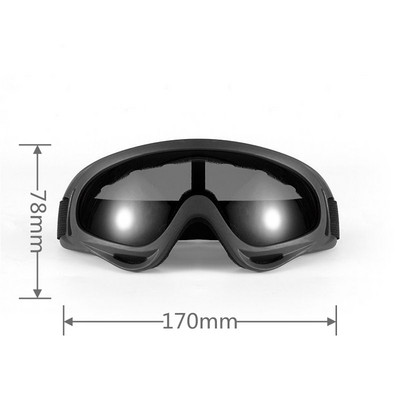 Motociklo akiniai, nuimama kaukė atviro veido šalmas, nuimamas nuo vėjo atsparus motokroso akiniams