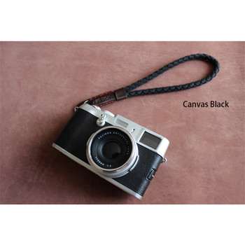 SLR Strap Wrist Strap Hand Canvas Camera PU Wrist Band Κορδόνι για κάμερες SONY Fuji Leica Nikon Canon DSLR