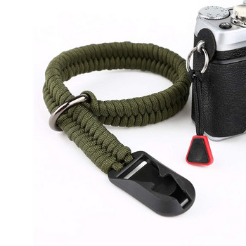 Σύνδεσμος γρήγορης απελευθέρωσης με βάση για Sony Canon Nikon Fujifilm Olympus Leica SLR κάμερας ώμου Χειροποίητο υφαντό βραχιολάκι