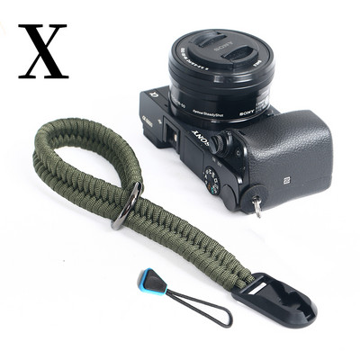 Greito atjungimo jungtis su pagrindu, skirta Sony Canon Nikon Fujifilm Olympus Leica SLR fotoaparato peties dirželiui, rankomis austi apyrankei