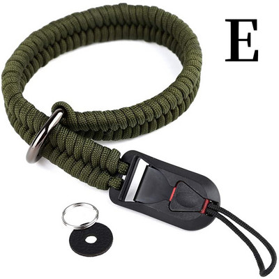 Greito atjungimo jungtis su pagrindu, skirta Sony Canon Nikon Fujifilm Olympus Leica SLR fotoaparato peties dirželiui, rankomis austi apyrankei