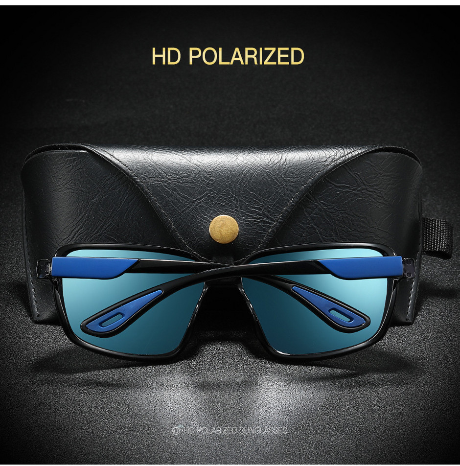 2023 New Square Outdoor Sports Cycling Men's Polarized Sunglasses Driver  Driving Fishing Sunglasses for Men Gafas De Sol Vintage