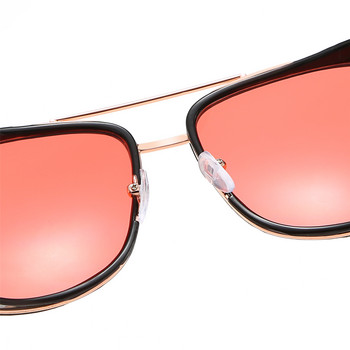 2019 Слънчеви очила Tony Stark с метална рамка Големи квадратни слънчеви очила Мъжки очила за шофиране Аксесоари за очила UV400 T9110