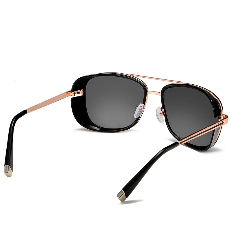 2019 fémkeret Tony Stark napszemüveg nagy négyzet napszemüveg férfi vezető szemüveg szemüveg kiegészítők UV400 T9110