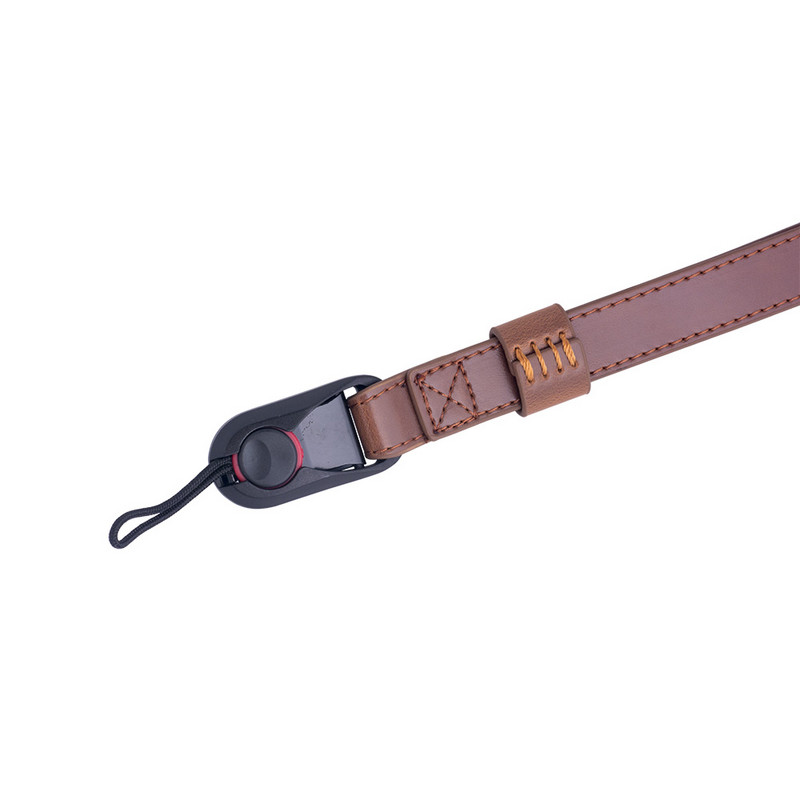 Camllite greitai atleidžiamas odinis fotoaparato riešo dirželis, skirtas Canon Nikon Sony Fujifilm Lumix Panasonic Olympus Leica SLR apyrankei