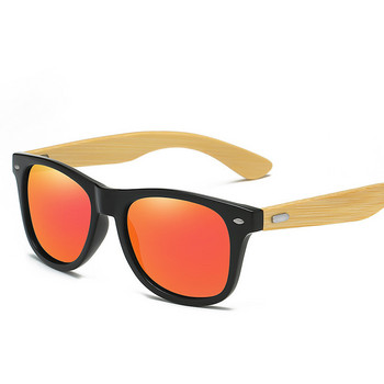 Винтидж дървени бамбукови поляризирани слънчеви очила Мъже Жени Класически UV400 Слънчеви очила за шофиране Риболовни очила Очила за очила