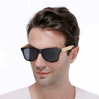 Винтидж дървени бамбукови поляризирани слънчеви очила Мъже Жени Класически UV400 Слънчеви очила за шофиране Риболовни очила Очила за очила