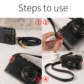 Sling for Digital Camera Ρυθμιζόμενη κάμερα SLR Πολυλειτουργικό λουρί λαιμού Ιμάντας χειρός Κινητό τηλέφωνο Universal