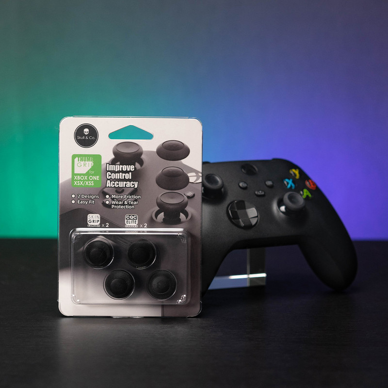 Skull & Co. konvex hüvelykujj markolat készlet joystick sapka hüvelykujj fedél Xbox One Xbox Series X/S kontrollerhez