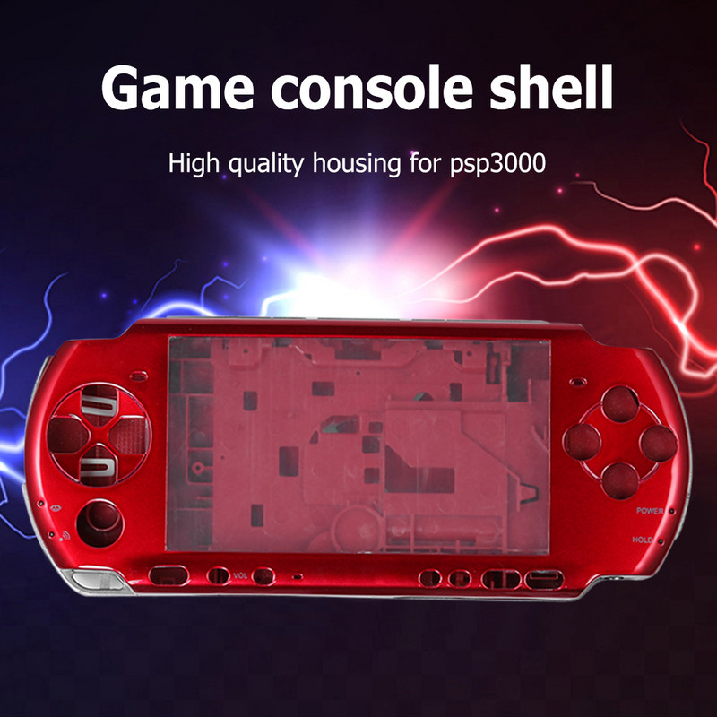 Zaštitna futrola za igraću konzolu za Sony PSP 3000, zamjena s kompletom gumba i vijaka, kompletna školjka kućišta za PSP 3000