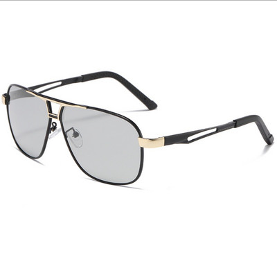 Vyriški nauji poliarizuoti spalvą keičiantys akiniai nuo saulės Skėtis nuo ultravioletinių spindulių vairavimo akiniai nuo saulės Dieniniai ir naktiniai akiniai nuo saulės