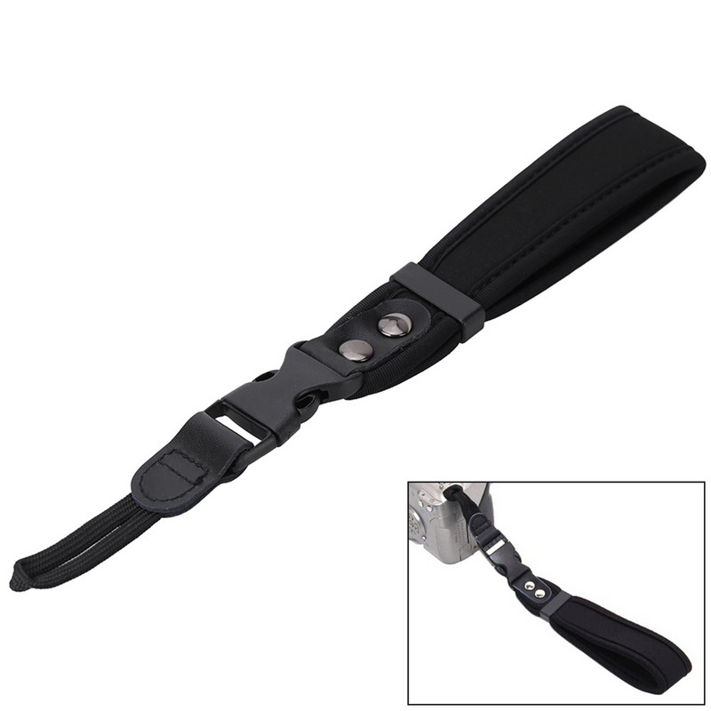 Λουράκι καρπού κάμερας Μαλακό, γρήγορα αποσπώμενο, άνετο ασφαλές λουράκι καρπού για Canon/Nikon/Sony Fujifilm DSLR