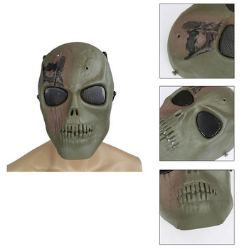 Army of Two Full Face Tactical Airsoft Paintball Mask Череп Защитна маска Cosplay Party Army Military Wargame Ловни маски