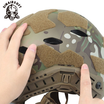 High-Cut Fast Helmet Космати самозалепващи се магически стикери Кръпки Hook&Loop Комплект за каска Модифицирана закопчалка Лепящи аксесоари