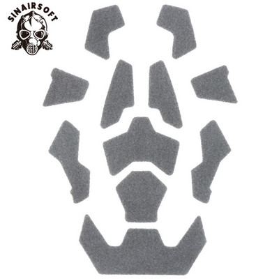 Nagy vágású, gyors sisak, szőrös ragasztó varázsmatricák tapaszok horog-hurok készlet sisakhoz módosított rögzítővel ragadós kiegészítők