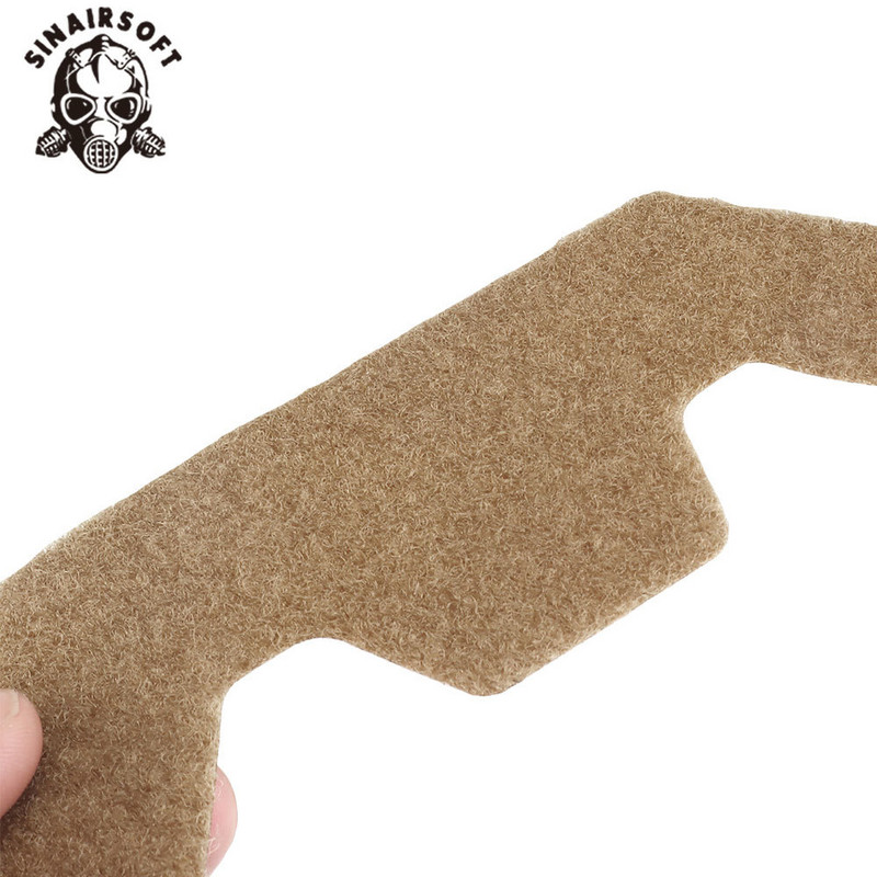 Nagy vágású, gyors sisak, szőrös ragasztó varázsmatricák tapaszok horog-hurok készlet sisakhoz módosított rögzítővel ragadós kiegészítők