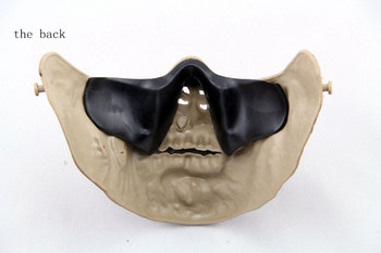 CS Cosplay Horror Skull Zombie Airsoft Mask Plastic Half Face Paintball Hunting Mask Hallowmas Horrible Masks